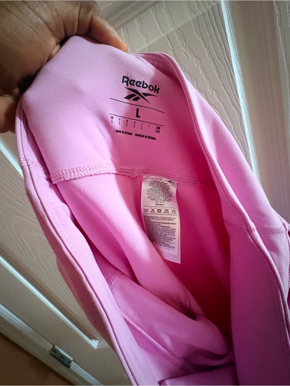 Reebok Light Pink Performance Leggings
